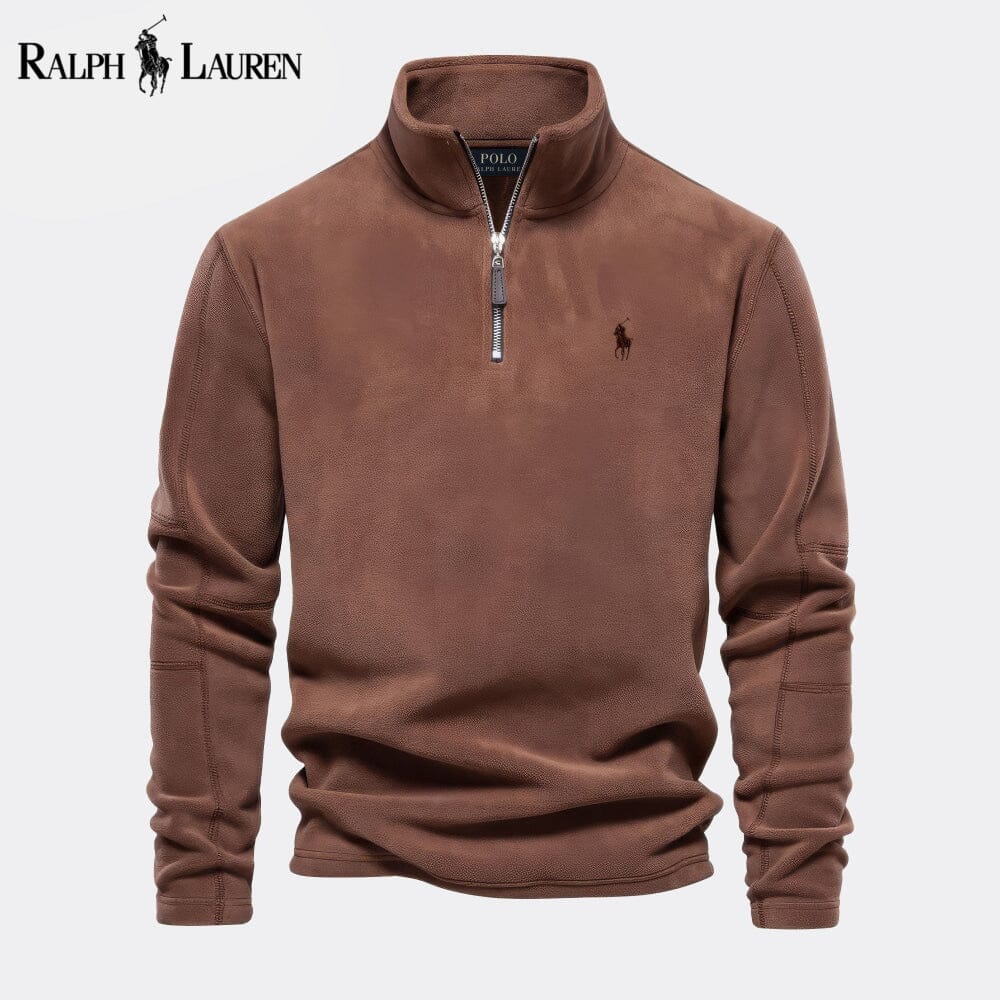 RL Prestige Cable-Knit Wool Knit Sweater