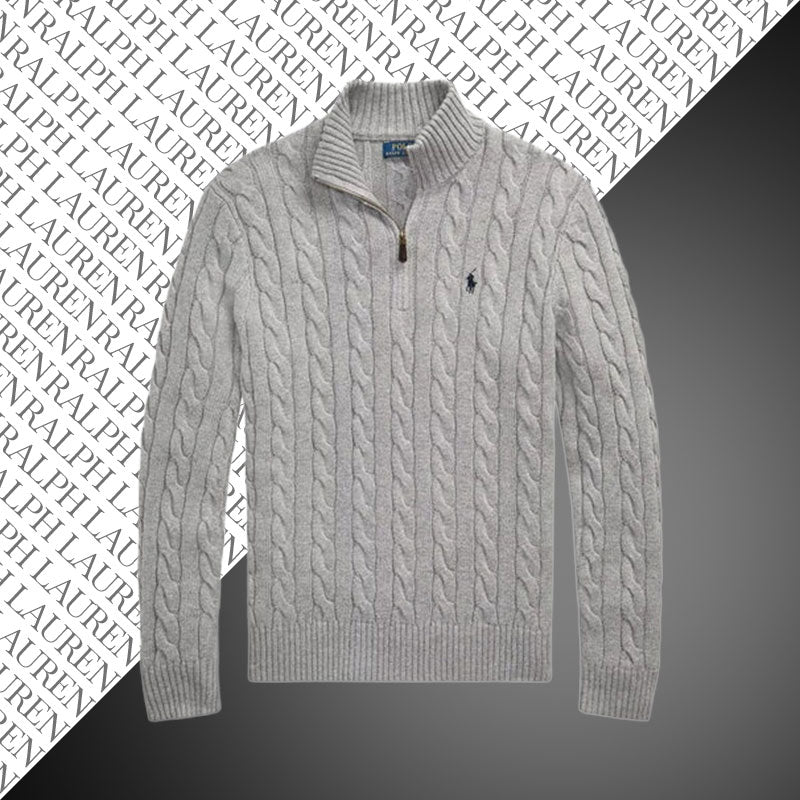 [BUY 1, GET 2] RL CABLE-KNIT QUARTER-ZIP SWEATER