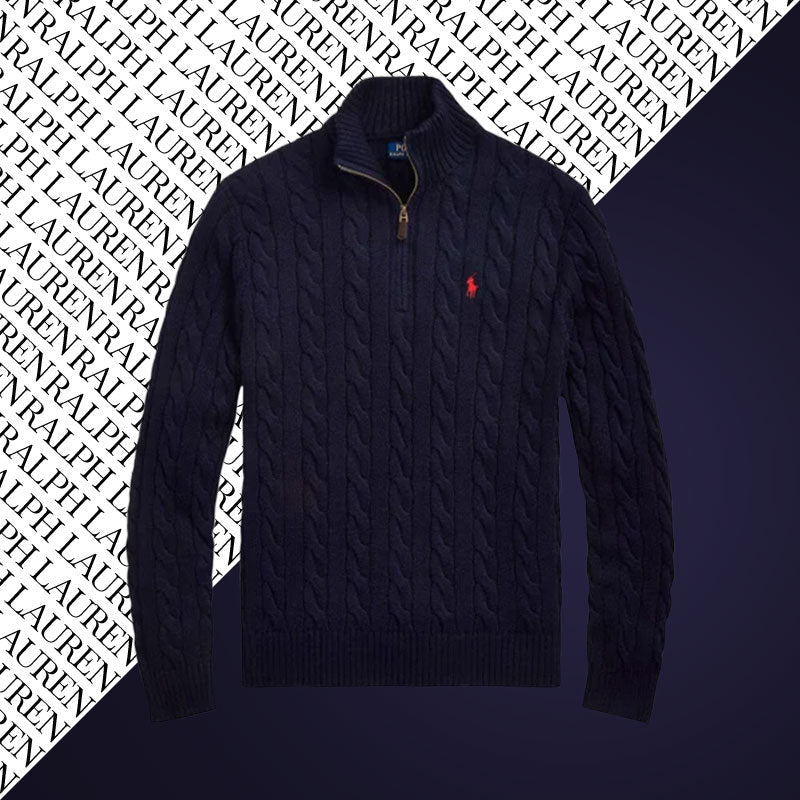 [BUY 1, GET 2] RL CABLE-KNIT QUARTER-ZIP SWEATER